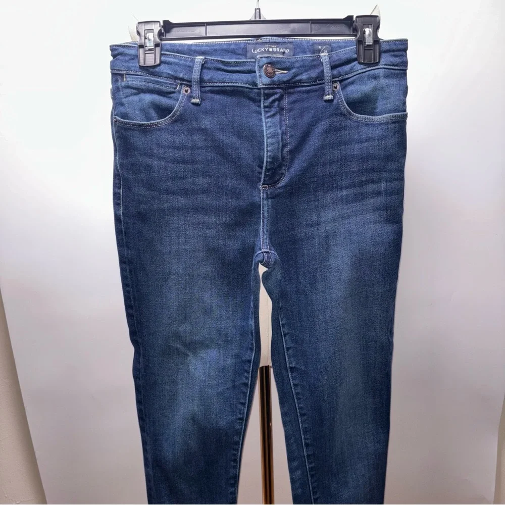 Lucky Brand Dark Blue Hayden Skinny Jeans Size 6/28 - Picture 2 of 9